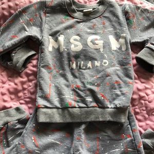 🔴Two piece gray sweatsuit!